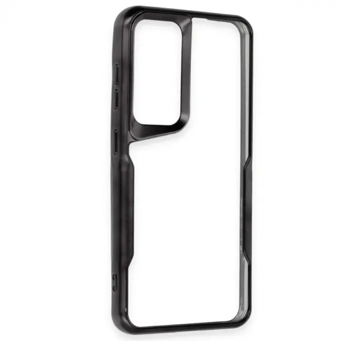 Galaxy S25 Kılıf Boyi Silikon Kapak - Siyah
