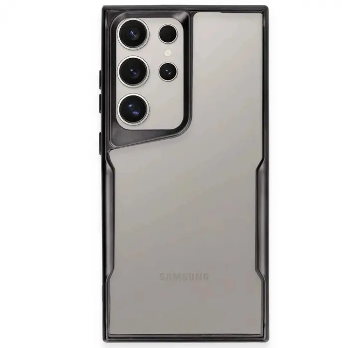 Galaxy S25 Ultra Kılıf Boyi Silikon Kapak - Siyah