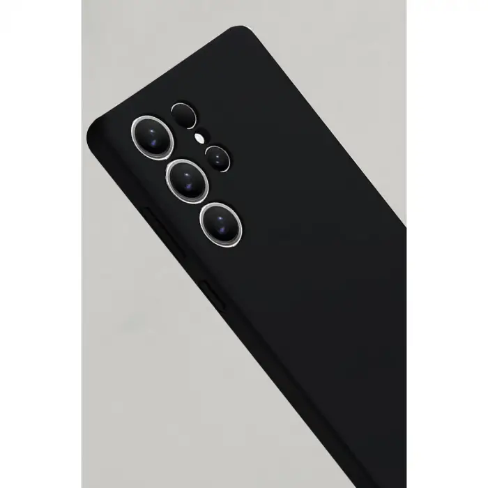 Galaxy S25 Ultra Kılıf Nano içi Kadife Silikon - Siyah