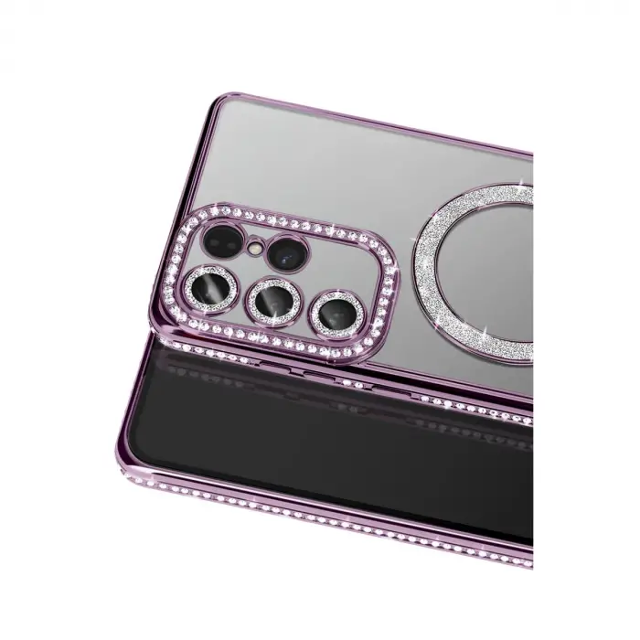 Galaxy S26 Ultra Joke Simli Magneticsafe Kılıf - Derin Mor