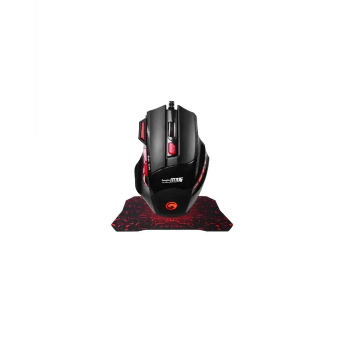 Gaming Mouse Mousepad Seti 3 DPI Ayarı ve LED Işıklı Ergonomik Yapı