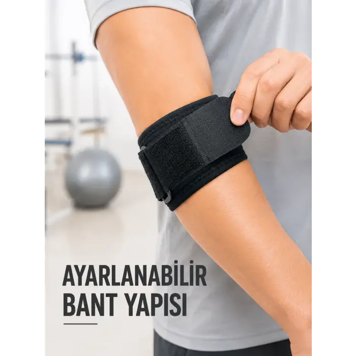 Golfçü Dirseği Bandajı Spor ve Günlük Kullanım İçin Dirsek Bandı