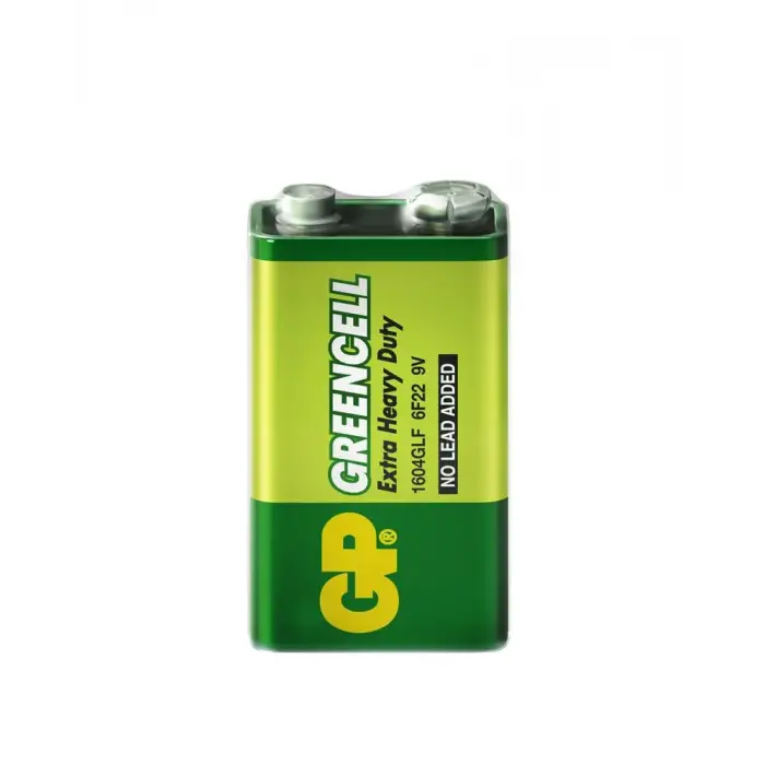 GP Greencel 9V Çinko Pil 10lu Paket GP1604G-S1