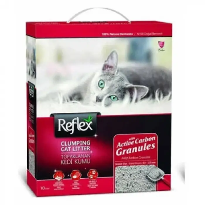 Granül Aktif Karbonlu Topaklanan Kedi Kumu 10 Lt