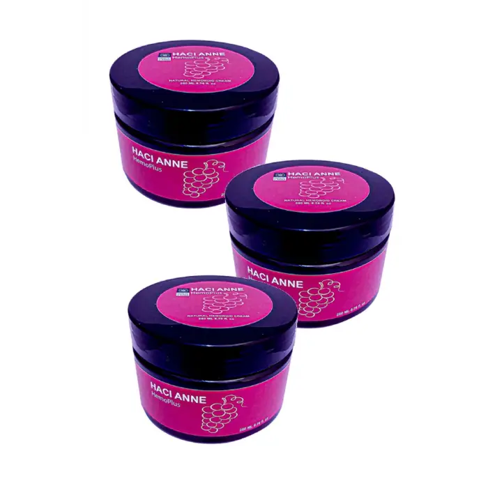Hacı Anne HemoPlus  Doğal  Onarım Kremi 250 ml x 3 adet
