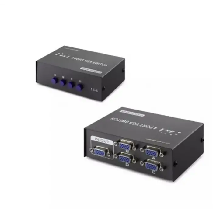 Hadron Hdx1329 4 Port Vga Switch 54Mhz 4Giriş 1Çıkış