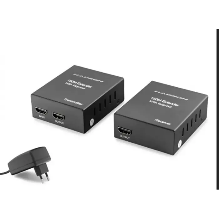 Hadron Hdx1369 150M Hdmi Extender Loop Out 1080P Siyah