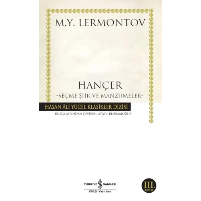 Hançer - Hasan Ali Yücel Klasikleri