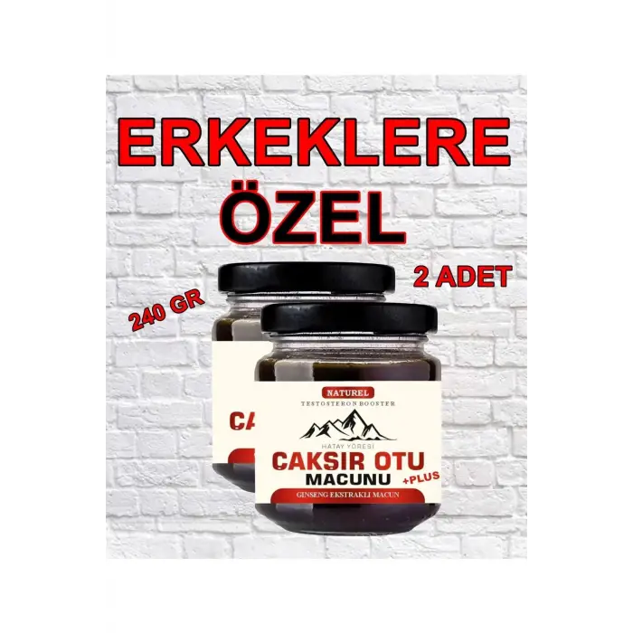 Hatay Yöresi Çakşır Otu Erkeklere Özel Macun 240 gr X 2 Adet