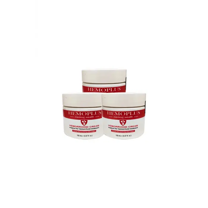 Hemoplus Büyük Boy Rahatlama Bakım Kremi 3 Adet 150 ml