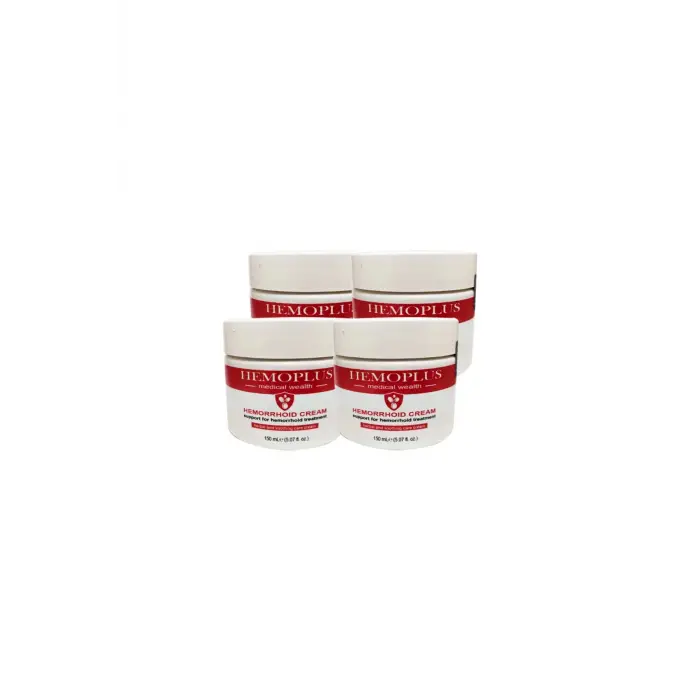 Hemoplus Büyük Boy Rahatlama Bakım Kremi 4 Adet 150 ml