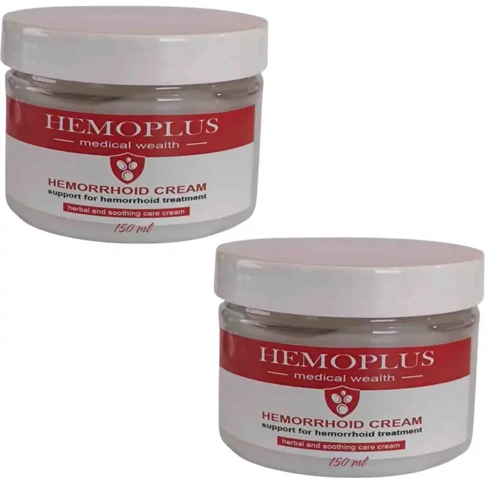HEMOPLUS HEMOROİDİN KREMİ 2 ADET 150 ML