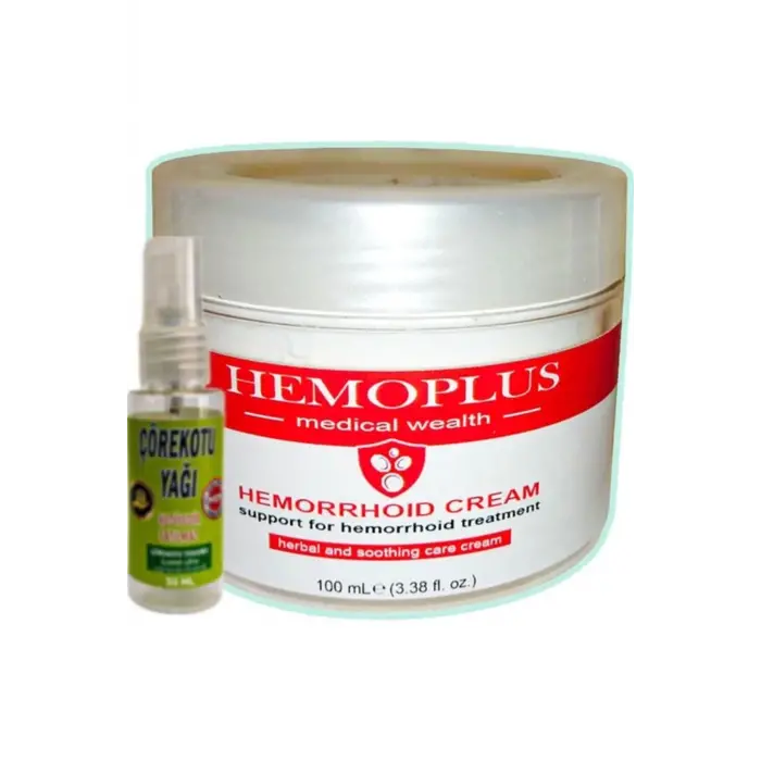 Hemoplus Krem 100 ml x 2 adet + Çörek Otu Yağı 30 ml