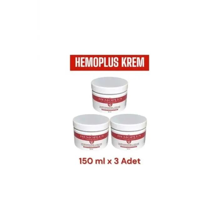 Hemoplus Rahatlatma Bakım Kremi 150 ml  x 3 Adet
