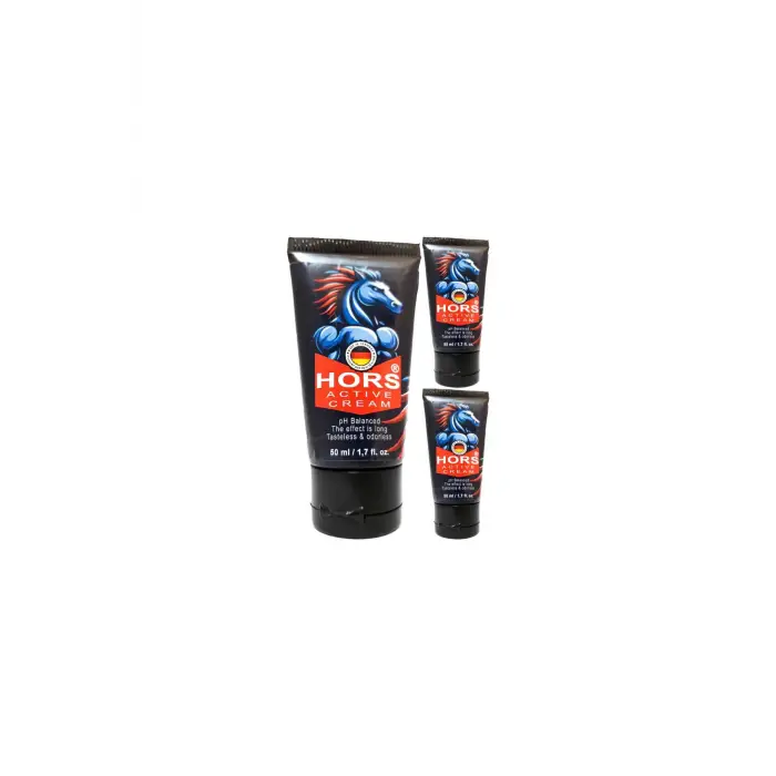 Hors Active Cream 50 ml Erkek Özel Zaman ve Katılık 3 Adet