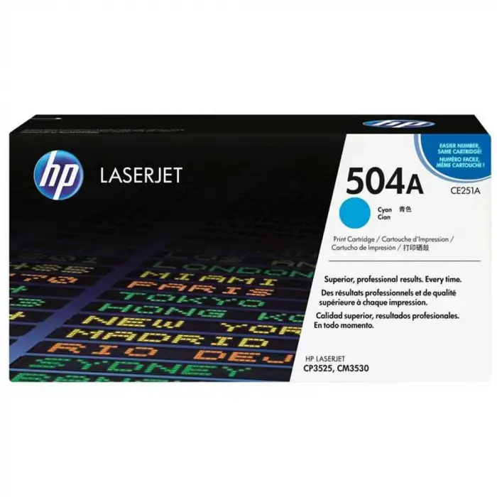 HP 504A Cyan Mavi 7.000 Sayfa Toner CE251A