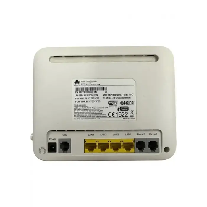 Huawei HG658 V2 300Mbps 4 Port Kablosuz-Ethernet VDSL2/ADSL2+ Modem
