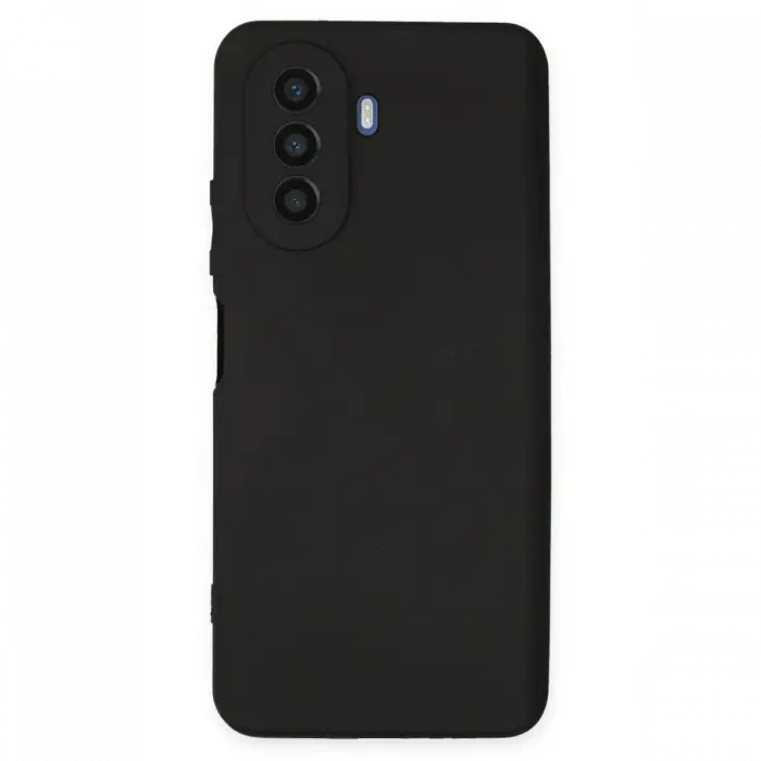 Huawei Nova Y70 Kılıf First Silikon - Siyah