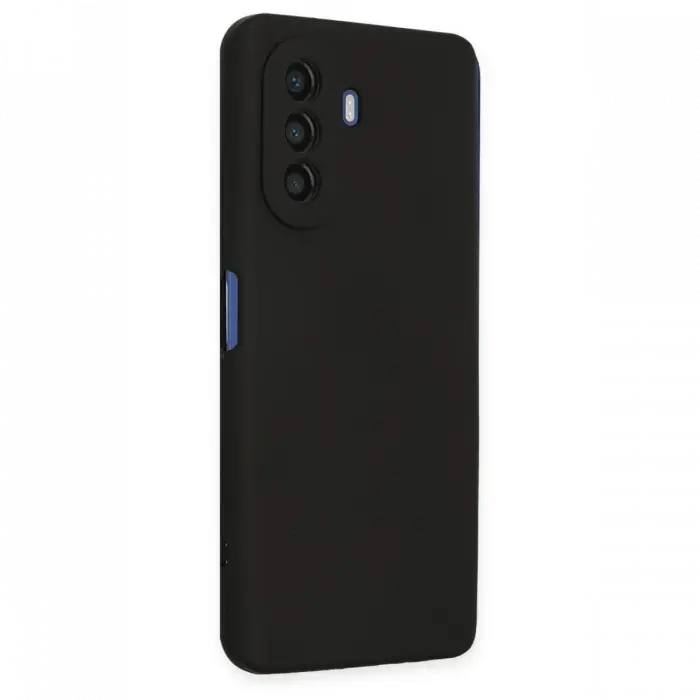 Huawei Nova Y70 Kılıf First Silikon - Siyah