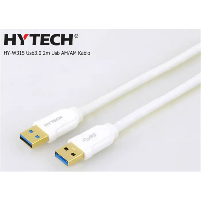 Hytech HY-W315 2 m İki Ucu Erkek USB Kablo