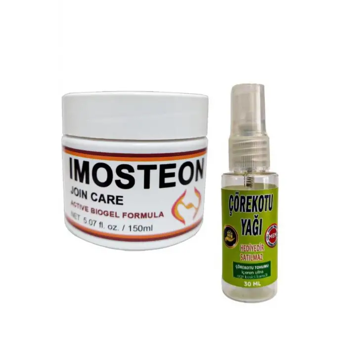 Imosteon Rahatlatıcı Bakım Kremi 150 ml + Çörek Otu Yağı ile 30 ml