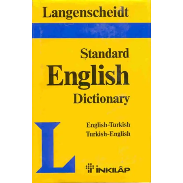 İngilizce Türkçe Langenscheidts Standart Sözlük