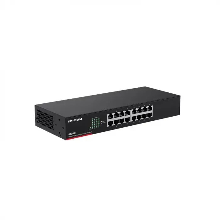 IP-COM G1016D 16 PORT GIGABIT METAL KASA RACKMOUNT SWITCH