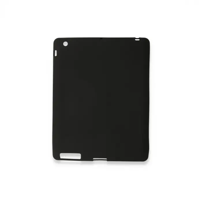 iPad 4 9.7 Kılıf Evo Tablet Silikon - Siyah
