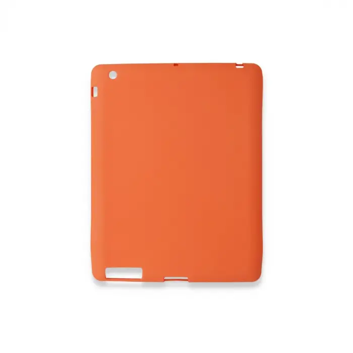 iPad 4 9.7 Kılıf Evo Tablet Silikon - Turuncu