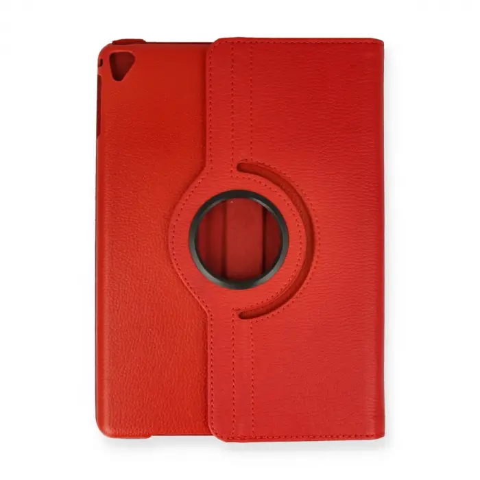 iPad 9.7 (2018) Kılıf 360 Tablet Deri Kılıf - Kırmızı