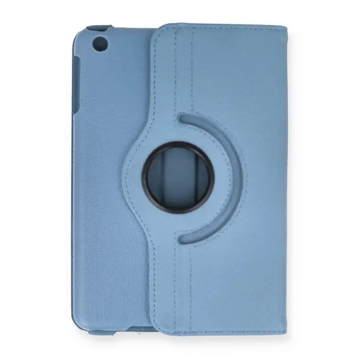 iPad Mini 1 Kılıf 360 Tablet Deri Kılıf - Turkuaz