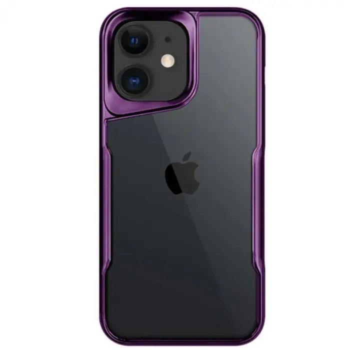 iPhone 11 Kılıf Boyi Silikon Kapak - Derin Mor
