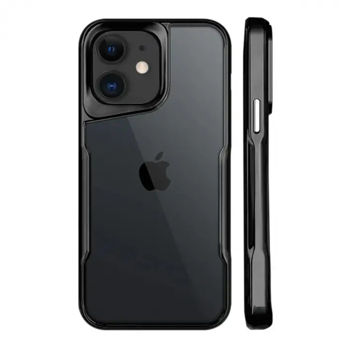 iPhone 11 Kılıf Boyi Silikon Kapak - Siyah