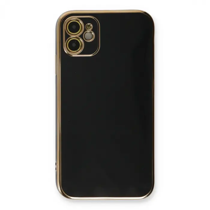 iPhone 11 Kılıf Volet Silikon - Siyah