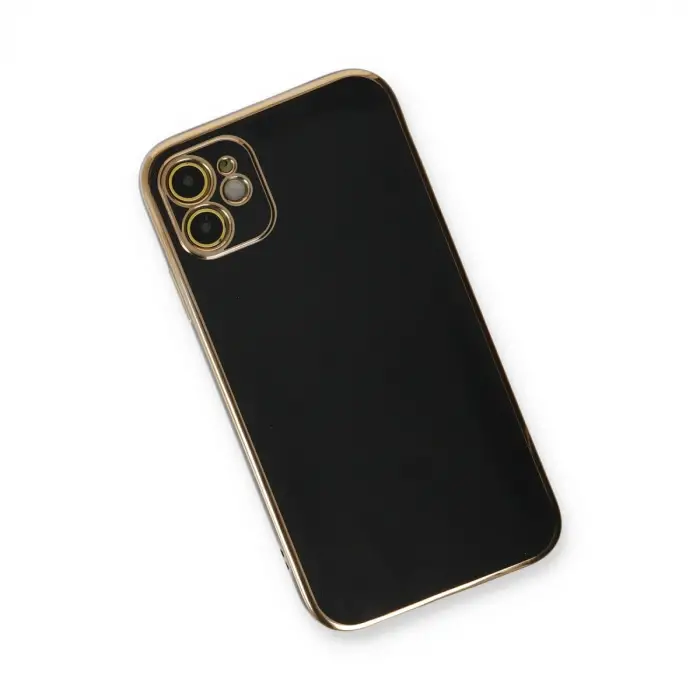 iPhone 11 Kılıf Volet Silikon - Siyah