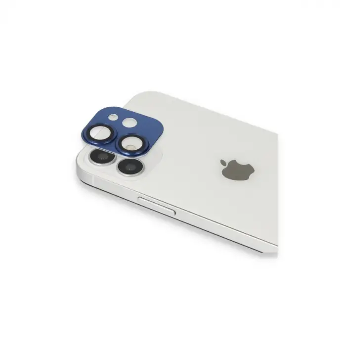 iPhone 11 Pers Alüminyum Kamera Lens - Lacivert