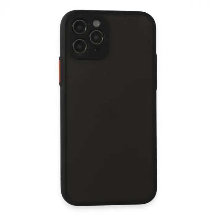 iPhone 11 Pro Kılıf Montreal Silikon Kapak - Siyah