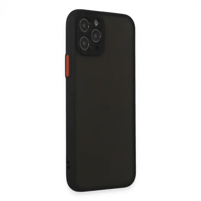 iPhone 11 Pro Kılıf Montreal Silikon Kapak - Siyah