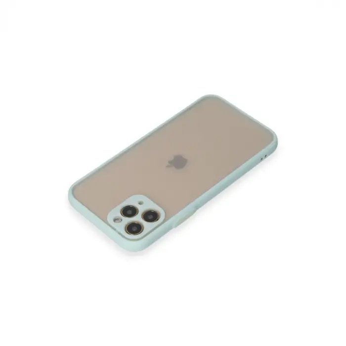 iPhone 11 Pro Kılıf Montreal Silikon Kapak - Turkuaz