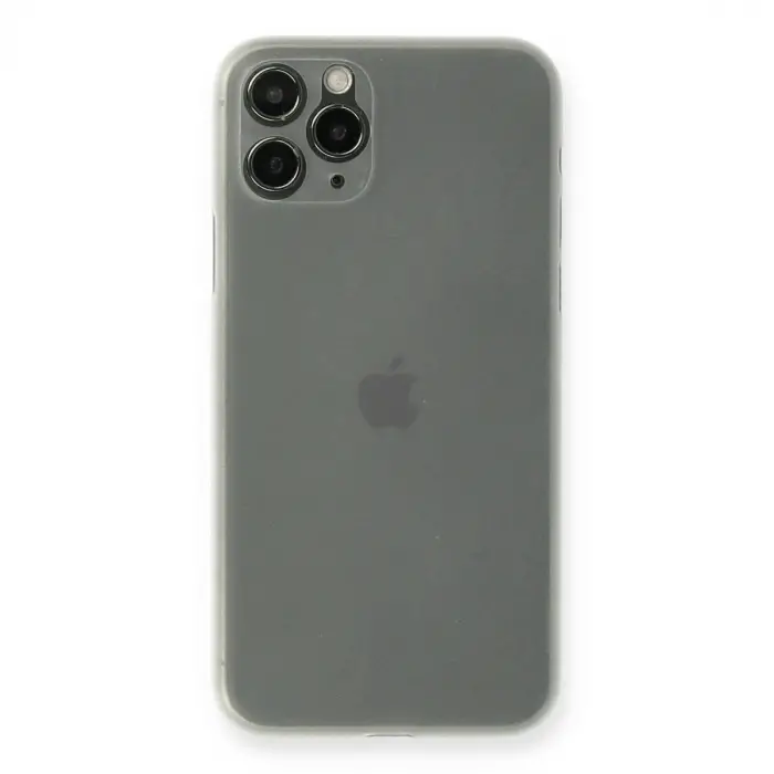 iPhone 11 Pro Kılıf PP Ultra İnce Kapak - Beyaz