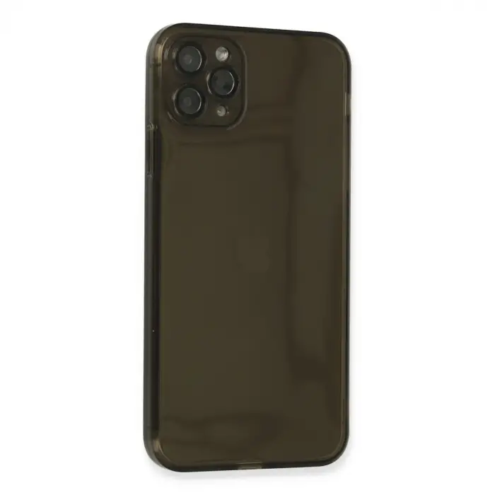 iPhone 11 Pro Max Kılıf Fly Lens Silikon - Siyah