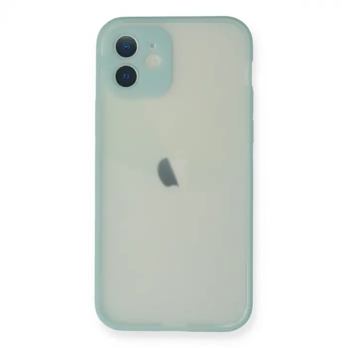 iPhone 11 Pro Max Kılıf Montreal Silikon Kapak - Turkuaz