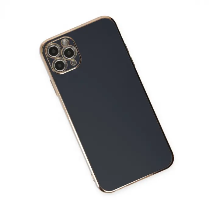 iPhone 11 Pro Max Kılıf Volet Silikon - Siyah
