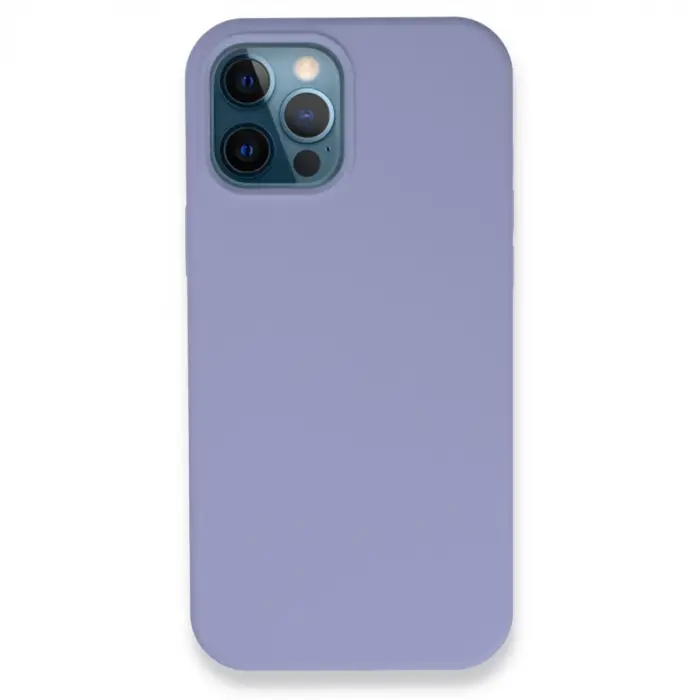iPhone 12 Pro Kılıf Lansman Legant Silikon - Lila