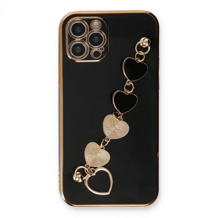 iPhone 12 Pro Max Kılıf Esila Silikon - Siyah