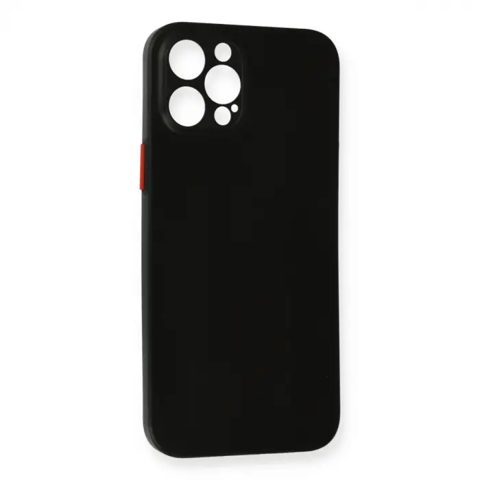 iPhone 12 Pro Max Kılıf PP Ultra İnce Kapak - Siyah