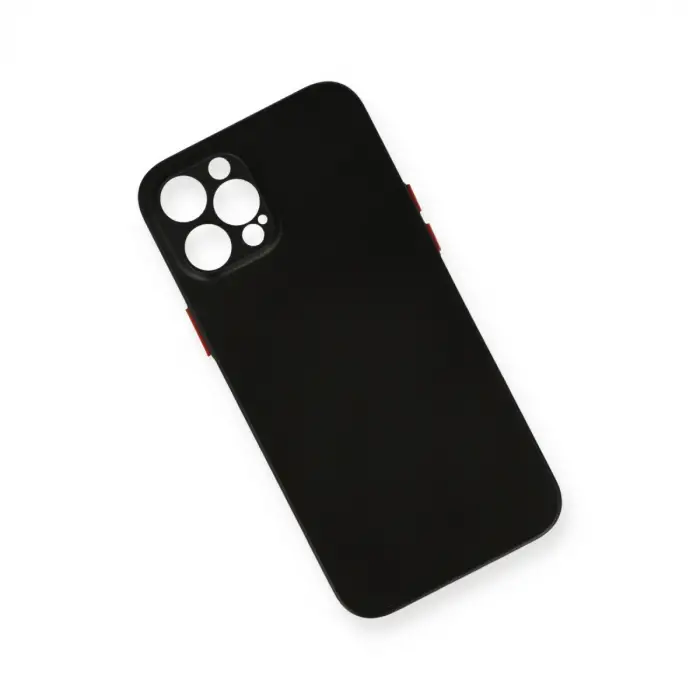 iPhone 12 Pro Max Kılıf PP Ultra İnce Kapak - Siyah