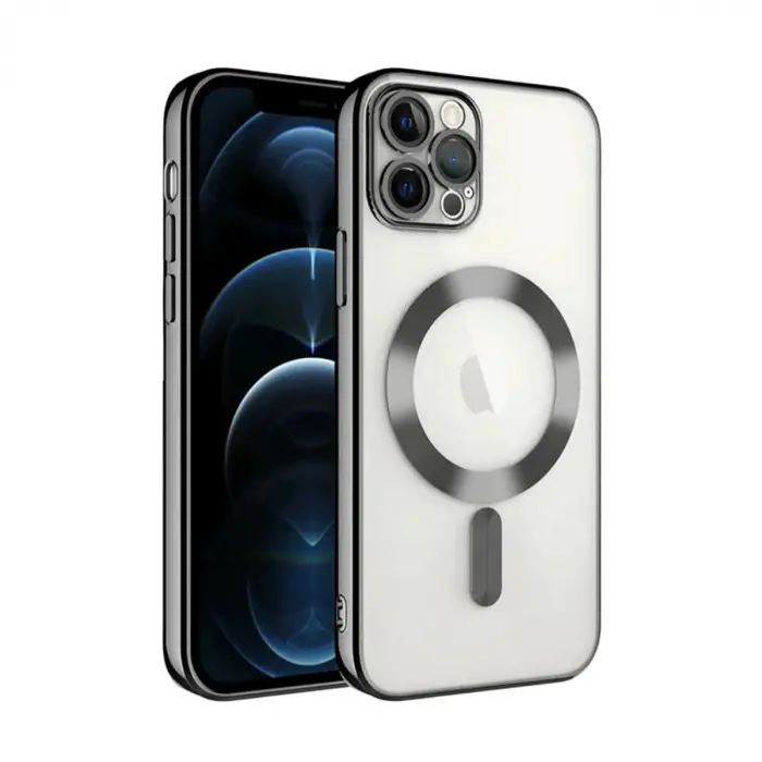 iPhone 13 Pro Kılıf Kross Magneticsafe Kapak - Siyah