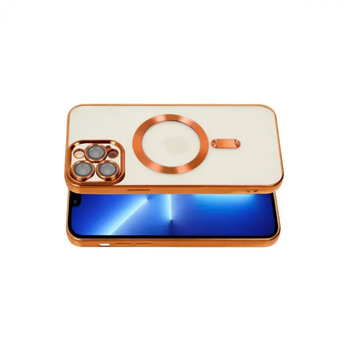 iPhone 13 Pro Kılıf Kross Magneticsafe Kapak - Turuncu