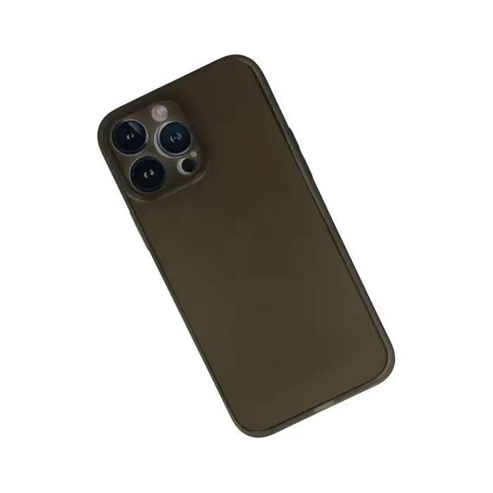 iPhone 13 Pro Kılıf PP Ultra İnce Kapak - Gri